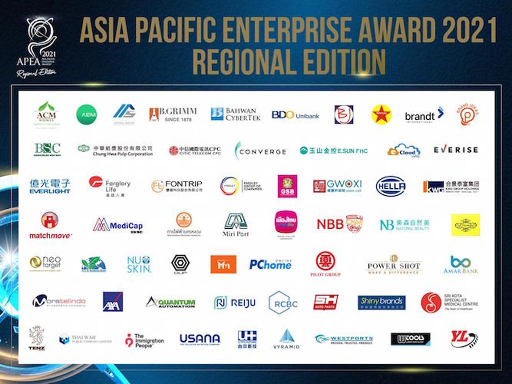 2021 APEA獲奬企業