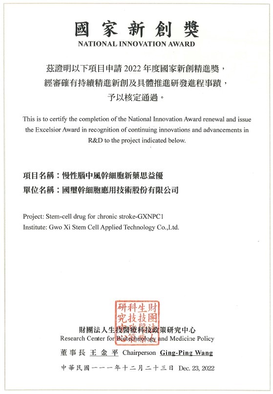 2022 國家新創精進獎